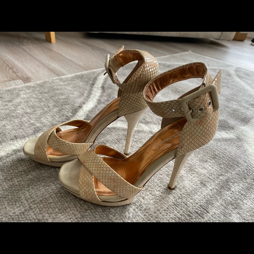 BCBG heel sandals